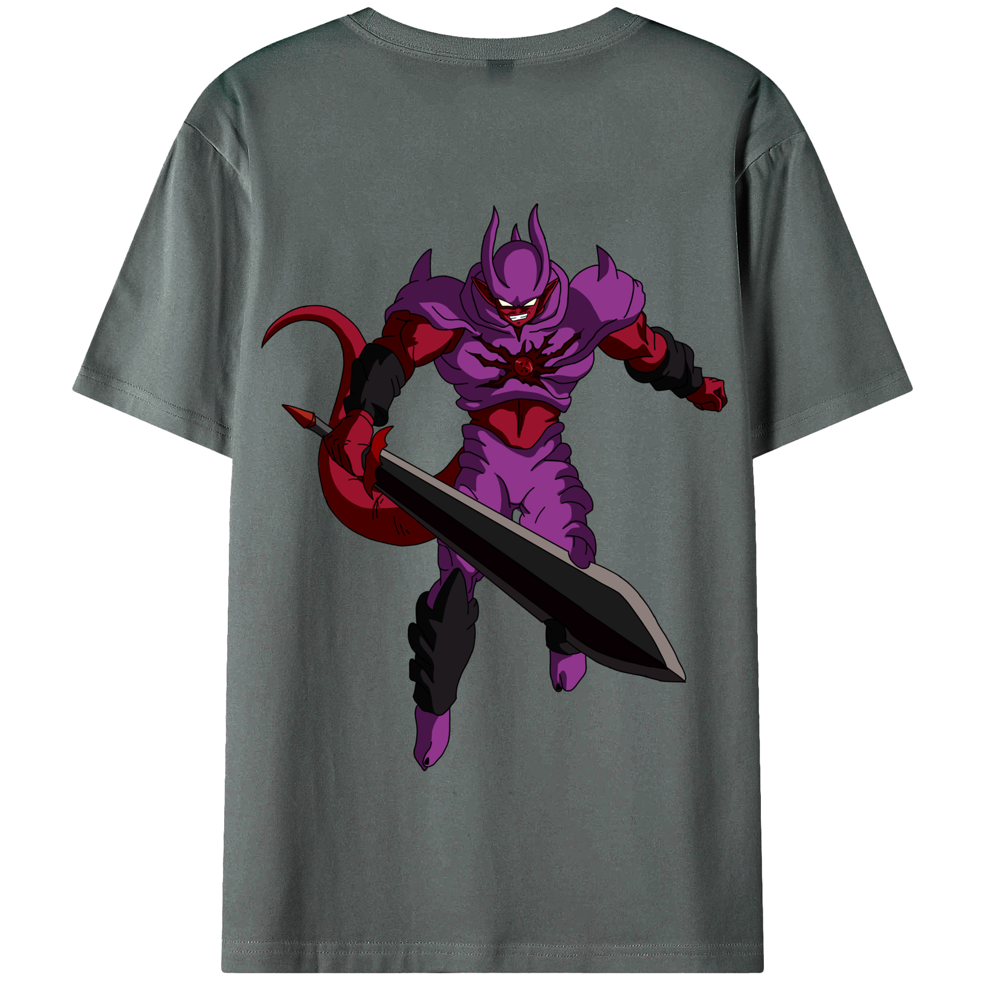 （画像用） ドラゴンボール ジャネンバ DRAGON BALL Janemba 綿100％半袖Tシャツ（背面プリント）
